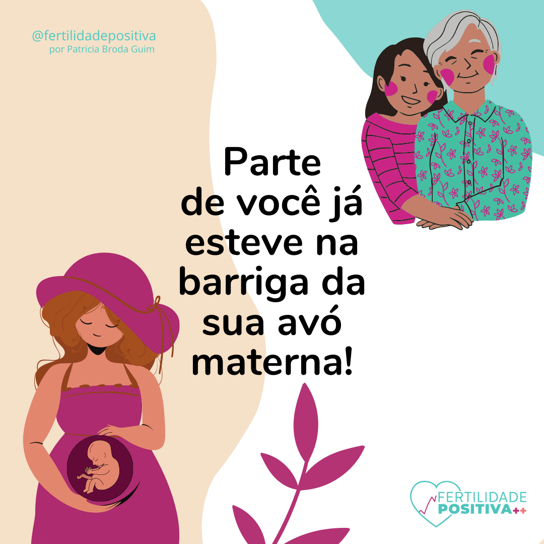 Parte de você já esteve na barriga da sua vó!